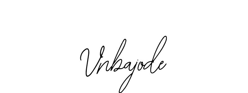 Design your own signature with our free online signature maker. With this signature software, you can create a handwritten (Bearetta-2O07w) signature for name Vnbajode. Vnbajode signature style 12 images and pictures png
