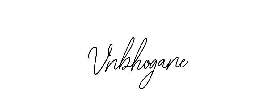 Create a beautiful signature design for name Vnbhogane. With this signature (Bearetta-2O07w) fonts, you can make a handwritten signature for free. Vnbhogane signature style 12 images and pictures png