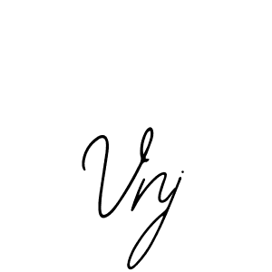 The best way (Bearetta-2O07w) to make a short signature is to pick only two or three words in your name. The name Vnj include a total of six letters. For converting this name. Vnj signature style 12 images and pictures png