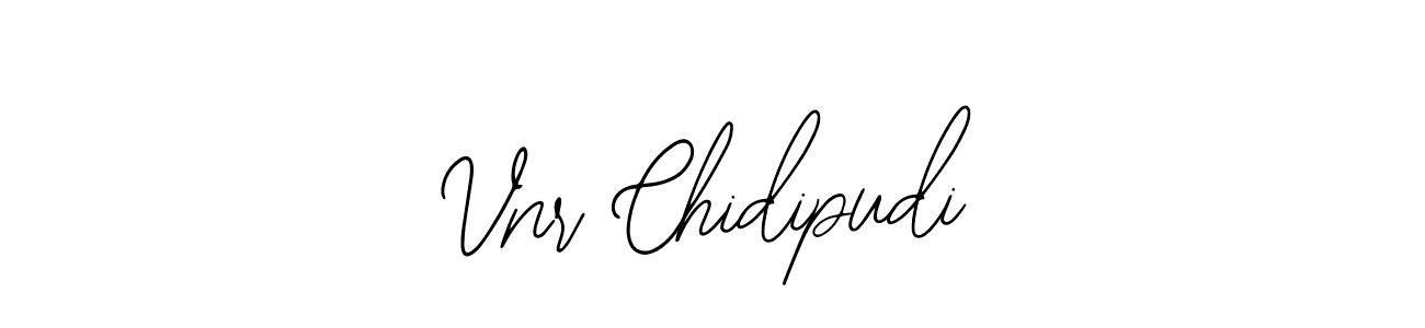 You should practise on your own different ways (Bearetta-2O07w) to write your name (Vnr Chidipudi) in signature. don't let someone else do it for you. Vnr Chidipudi signature style 12 images and pictures png