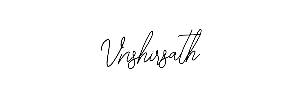 Make a beautiful signature design for name Vnshirsath. With this signature (Bearetta-2O07w) style, you can create a handwritten signature for free. Vnshirsath signature style 12 images and pictures png