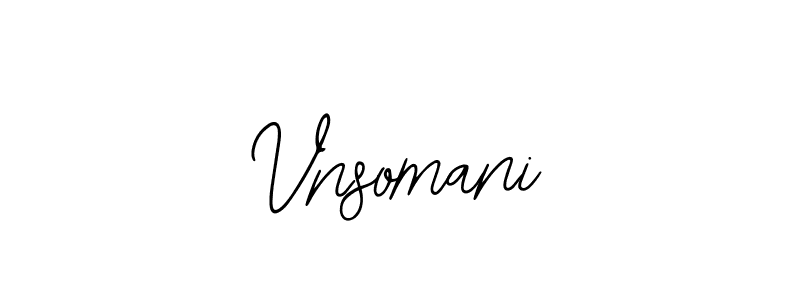 Create a beautiful signature design for name Vnsomani. With this signature (Bearetta-2O07w) fonts, you can make a handwritten signature for free. Vnsomani signature style 12 images and pictures png