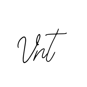 How to make Vnt signature? Bearetta-2O07w is a professional autograph style. Create handwritten signature for Vnt name. Vnt signature style 12 images and pictures png