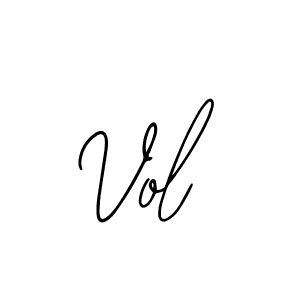 How to make Vol name signature. Use Bearetta-2O07w style for creating short signs online. This is the latest handwritten sign. Vol signature style 12 images and pictures png