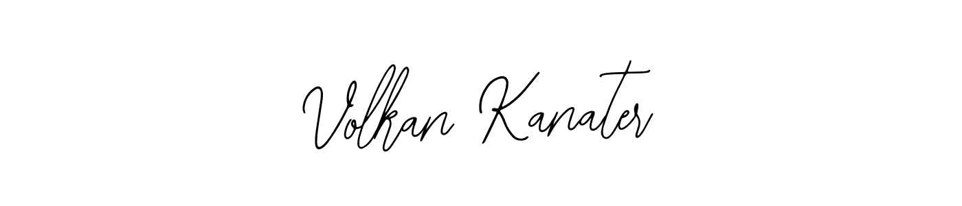 How to make Volkan Kanater name signature. Use Bearetta-2O07w style for creating short signs online. This is the latest handwritten sign. Volkan Kanater signature style 12 images and pictures png