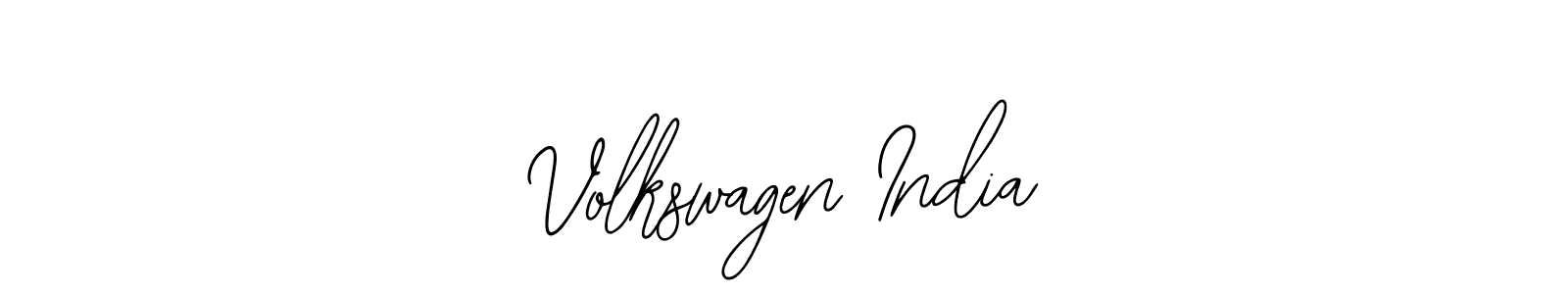 The best way (Bearetta-2O07w) to make a short signature is to pick only two or three words in your name. The name Volkswagen India include a total of six letters. For converting this name. Volkswagen India signature style 12 images and pictures png