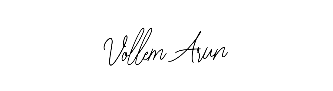 Once you've used our free online signature maker to create your best signature Bearetta-2O07w style, it's time to enjoy all of the benefits that Vollem Arun name signing documents. Vollem Arun signature style 12 images and pictures png