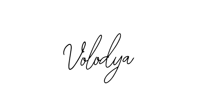How to make Volodya signature? Bearetta-2O07w is a professional autograph style. Create handwritten signature for Volodya name. Volodya signature style 12 images and pictures png