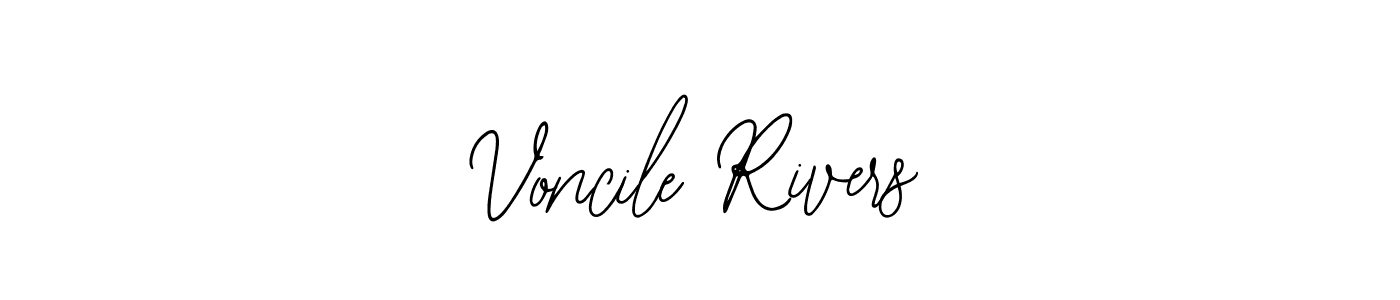 How to make Voncile Rivers name signature. Use Bearetta-2O07w style for creating short signs online. This is the latest handwritten sign. Voncile Rivers signature style 12 images and pictures png