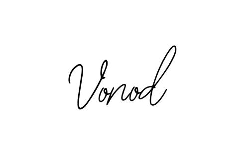 Vonod stylish signature style. Best Handwritten Sign (Bearetta-2O07w) for my name. Handwritten Signature Collection Ideas for my name Vonod. Vonod signature style 12 images and pictures png