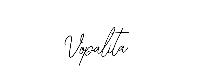 The best way (Bearetta-2O07w) to make a short signature is to pick only two or three words in your name. The name Vopalita include a total of six letters. For converting this name. Vopalita signature style 12 images and pictures png