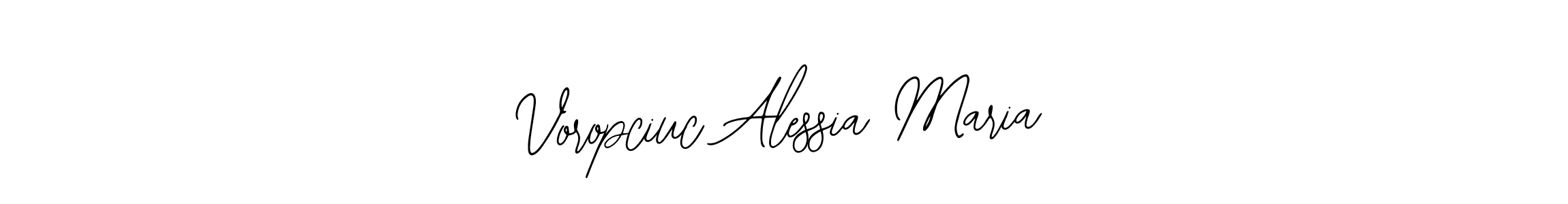 Make a short Voropciuc Alessia Maria signature style. Manage your documents anywhere anytime using Bearetta-2O07w. Create and add eSignatures, submit forms, share and send files easily. Voropciuc Alessia Maria signature style 12 images and pictures png