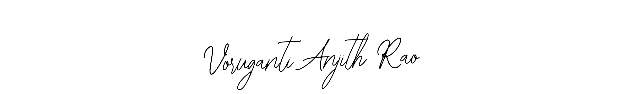 Use a signature maker to create a handwritten signature online. With this signature software, you can design (Bearetta-2O07w) your own signature for name Voruganti Anjith Rao. Voruganti Anjith Rao signature style 12 images and pictures png