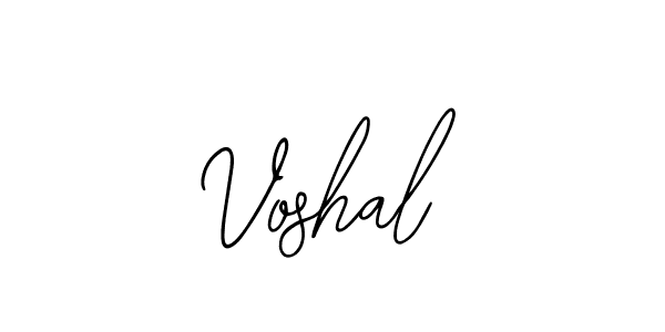 Similarly Bearetta-2O07w is the best handwritten signature design. Signature creator online .You can use it as an online autograph creator for name Voshal. Voshal signature style 12 images and pictures png