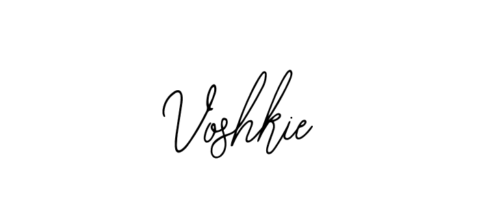 if you are searching for the best signature style for your name Voshkie. so please give up your signature search. here we have designed multiple signature styles  using Bearetta-2O07w. Voshkie signature style 12 images and pictures png