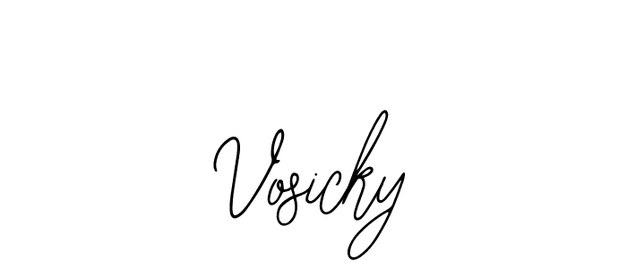 How to make Vosicky signature? Bearetta-2O07w is a professional autograph style. Create handwritten signature for Vosicky name. Vosicky signature style 12 images and pictures png