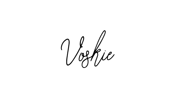 The best way (Bearetta-2O07w) to make a short signature is to pick only two or three words in your name. The name Voskie include a total of six letters. For converting this name. Voskie signature style 12 images and pictures png