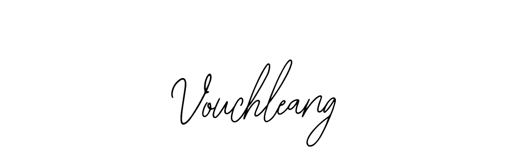 Vouchleang stylish signature style. Best Handwritten Sign (Bearetta-2O07w) for my name. Handwritten Signature Collection Ideas for my name Vouchleang. Vouchleang signature style 12 images and pictures png