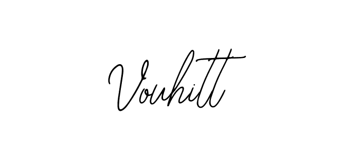 How to make Vouhitt name signature. Use Bearetta-2O07w style for creating short signs online. This is the latest handwritten sign. Vouhitt signature style 12 images and pictures png