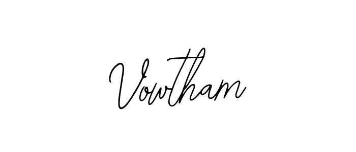 if you are searching for the best signature style for your name Vowtham. so please give up your signature search. here we have designed multiple signature styles  using Bearetta-2O07w. Vowtham signature style 12 images and pictures png