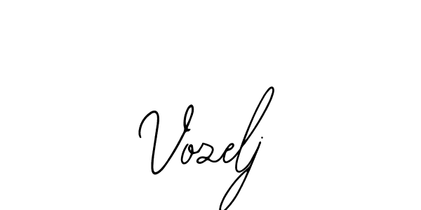 Create a beautiful signature design for name Vozelj. With this signature (Bearetta-2O07w) fonts, you can make a handwritten signature for free. Vozelj signature style 12 images and pictures png