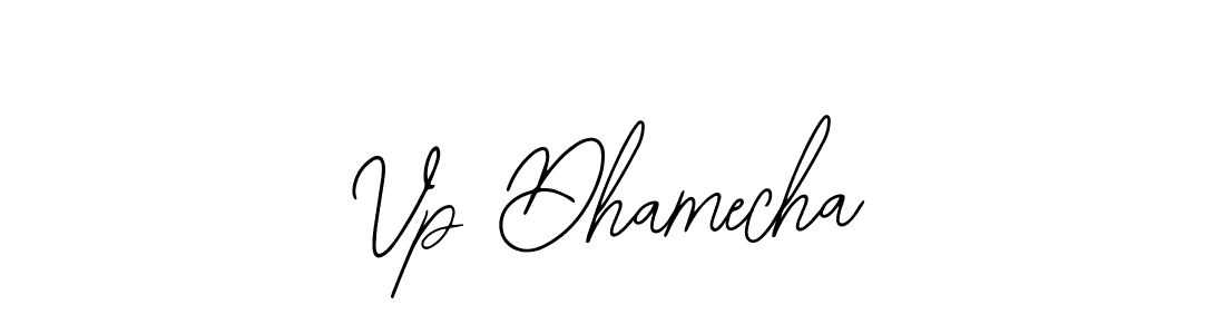 if you are searching for the best signature style for your name Vp Dhamecha. so please give up your signature search. here we have designed multiple signature styles  using Bearetta-2O07w. Vp Dhamecha signature style 12 images and pictures png