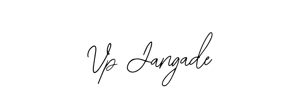 Design your own signature with our free online signature maker. With this signature software, you can create a handwritten (Bearetta-2O07w) signature for name Vp Jangade. Vp Jangade signature style 12 images and pictures png