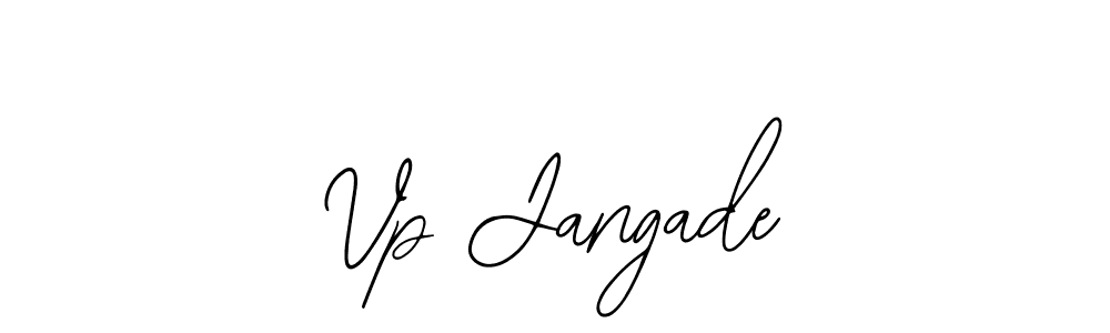 Design your own signature with our free online signature maker. With this signature software, you can create a handwritten (Bearetta-2O07w) signature for name Vp Jangade. Vp Jangade signature style 12 images and pictures png