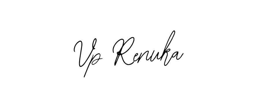 How to make Vp Renuka signature? Bearetta-2O07w is a professional autograph style. Create handwritten signature for Vp Renuka name. Vp Renuka signature style 12 images and pictures png