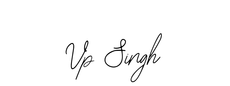 How to make Vp Singh name signature. Use Bearetta-2O07w style for creating short signs online. This is the latest handwritten sign. Vp Singh signature style 12 images and pictures png
