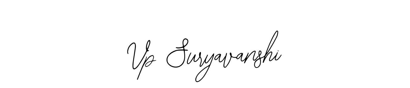 How to make Vp Suryavanshi name signature. Use Bearetta-2O07w style for creating short signs online. This is the latest handwritten sign. Vp Suryavanshi signature style 12 images and pictures png