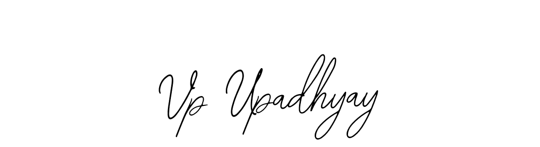Use a signature maker to create a handwritten signature online. With this signature software, you can design (Bearetta-2O07w) your own signature for name Vp Upadhyay. Vp Upadhyay signature style 12 images and pictures png