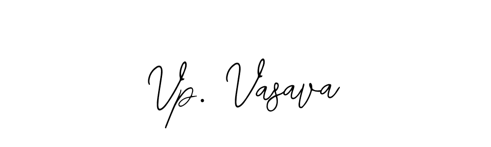 How to make Vp. Vasava signature? Bearetta-2O07w is a professional autograph style. Create handwritten signature for Vp. Vasava name. Vp. Vasava signature style 12 images and pictures png