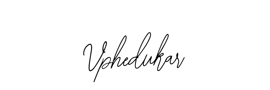 if you are searching for the best signature style for your name Vphedukar. so please give up your signature search. here we have designed multiple signature styles  using Bearetta-2O07w. Vphedukar signature style 12 images and pictures png