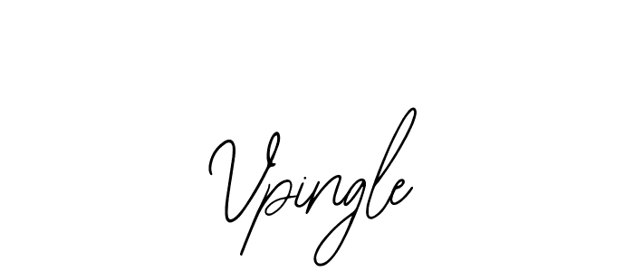 How to make Vpingle name signature. Use Bearetta-2O07w style for creating short signs online. This is the latest handwritten sign. Vpingle signature style 12 images and pictures png