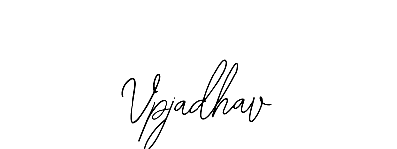 Design your own signature with our free online signature maker. With this signature software, you can create a handwritten (Bearetta-2O07w) signature for name Vpjadhav. Vpjadhav signature style 12 images and pictures png