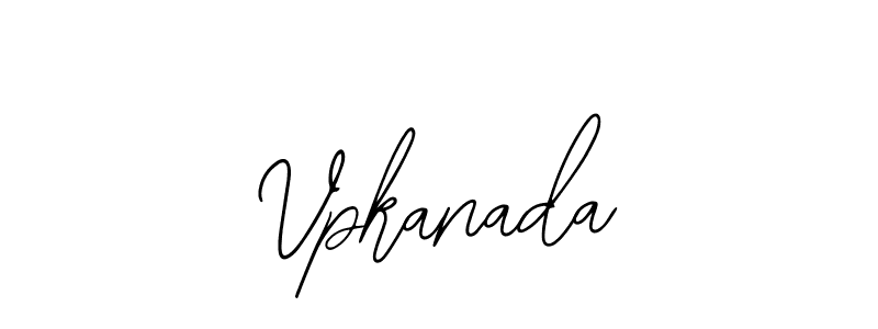 Design your own signature with our free online signature maker. With this signature software, you can create a handwritten (Bearetta-2O07w) signature for name Vpkanada. Vpkanada signature style 12 images and pictures png
