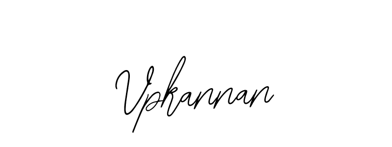 How to make Vpkannan signature? Bearetta-2O07w is a professional autograph style. Create handwritten signature for Vpkannan name. Vpkannan signature style 12 images and pictures png