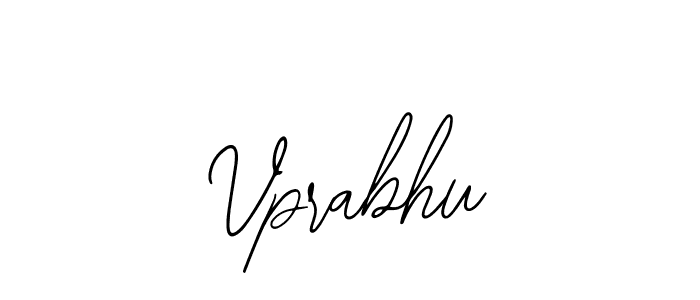 Vprabhu stylish signature style. Best Handwritten Sign (Bearetta-2O07w) for my name. Handwritten Signature Collection Ideas for my name Vprabhu. Vprabhu signature style 12 images and pictures png