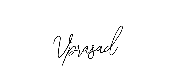 if you are searching for the best signature style for your name Vprasad. so please give up your signature search. here we have designed multiple signature styles  using Bearetta-2O07w. Vprasad signature style 12 images and pictures png