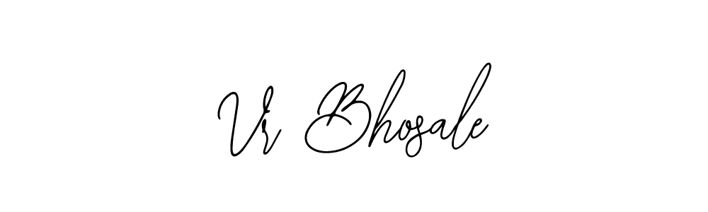 Make a beautiful signature design for name Vr Bhosale. With this signature (Bearetta-2O07w) style, you can create a handwritten signature for free. Vr Bhosale signature style 12 images and pictures png
