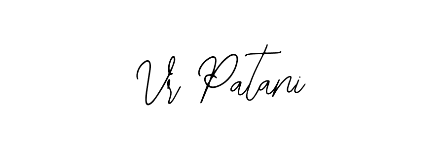 It looks lik you need a new signature style for name Vr Patani. Design unique handwritten (Bearetta-2O07w) signature with our free signature maker in just a few clicks. Vr Patani signature style 12 images and pictures png