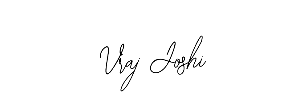 Also You can easily find your signature by using the search form. We will create Vraj Joshi name handwritten signature images for you free of cost using Bearetta-2O07w sign style. Vraj Joshi signature style 12 images and pictures png