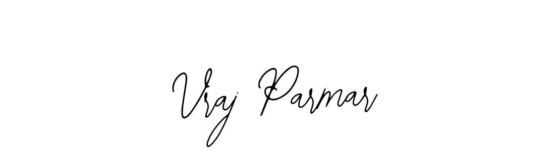 if you are searching for the best signature style for your name Vraj Parmar. so please give up your signature search. here we have designed multiple signature styles  using Bearetta-2O07w. Vraj Parmar signature style 12 images and pictures png