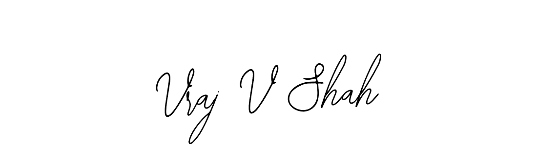 It looks lik you need a new signature style for name Vraj V Shah. Design unique handwritten (Bearetta-2O07w) signature with our free signature maker in just a few clicks. Vraj V Shah signature style 12 images and pictures png