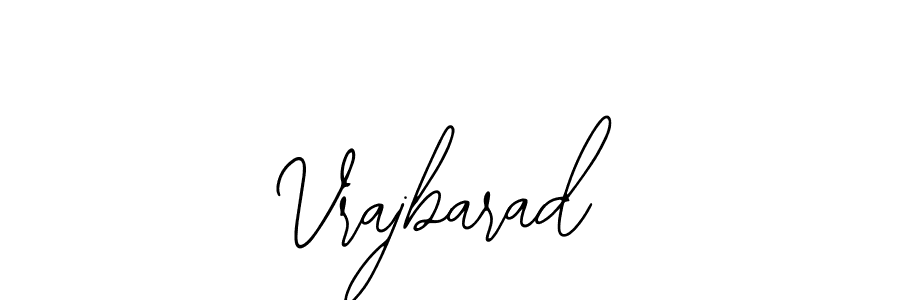 Use a signature maker to create a handwritten signature online. With this signature software, you can design (Bearetta-2O07w) your own signature for name Vrajbarad. Vrajbarad signature style 12 images and pictures png