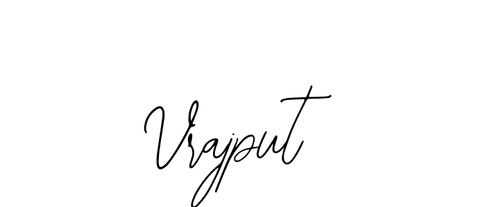 Make a beautiful signature design for name Vrajput. Use this online signature maker to create a handwritten signature for free. Vrajput signature style 12 images and pictures png