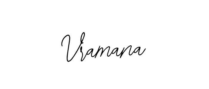 Vramana stylish signature style. Best Handwritten Sign (Bearetta-2O07w) for my name. Handwritten Signature Collection Ideas for my name Vramana. Vramana signature style 12 images and pictures png