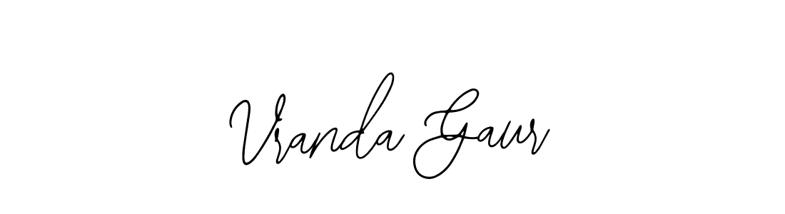 Best and Professional Signature Style for Vranda Gaur. Bearetta-2O07w Best Signature Style Collection. Vranda Gaur signature style 12 images and pictures png