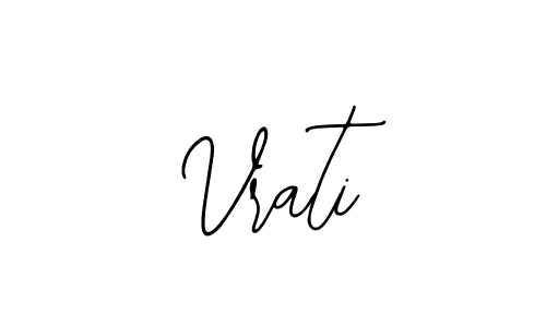 Use a signature maker to create a handwritten signature online. With this signature software, you can design (Bearetta-2O07w) your own signature for name Vrati. Vrati signature style 12 images and pictures png
